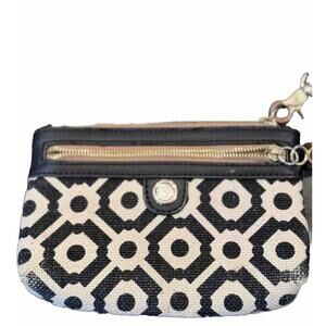 Spartina Island Wristlet, Black And White, Good Used Condition